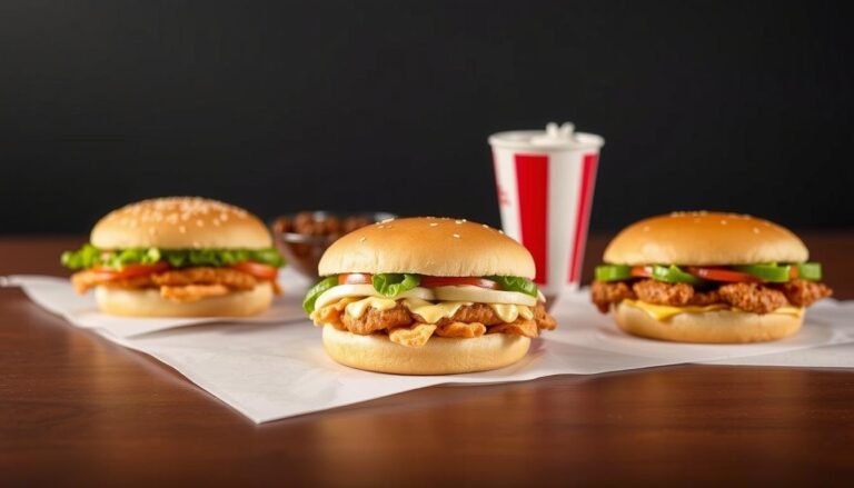 KFC Chicken Sandwich Menu