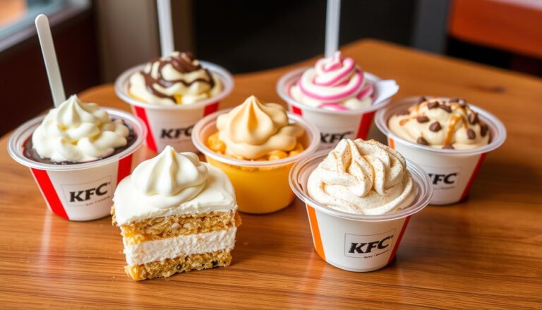 KFC Dessert Menu