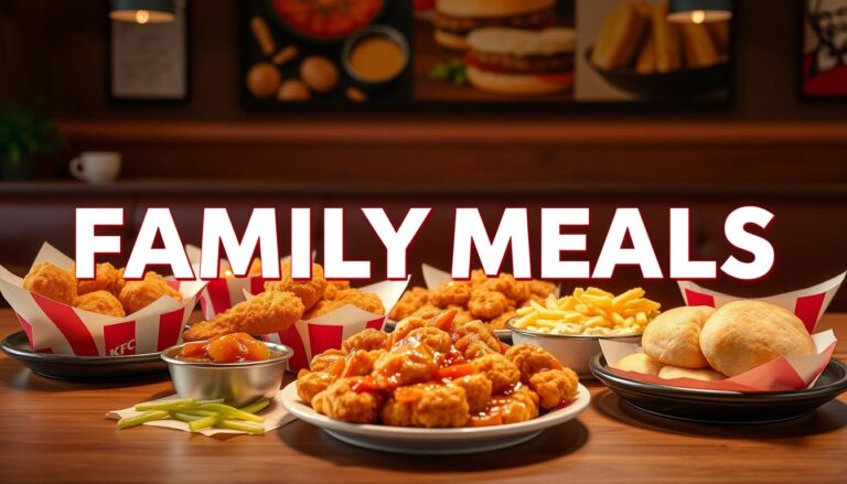 KFC Family Meals Menu