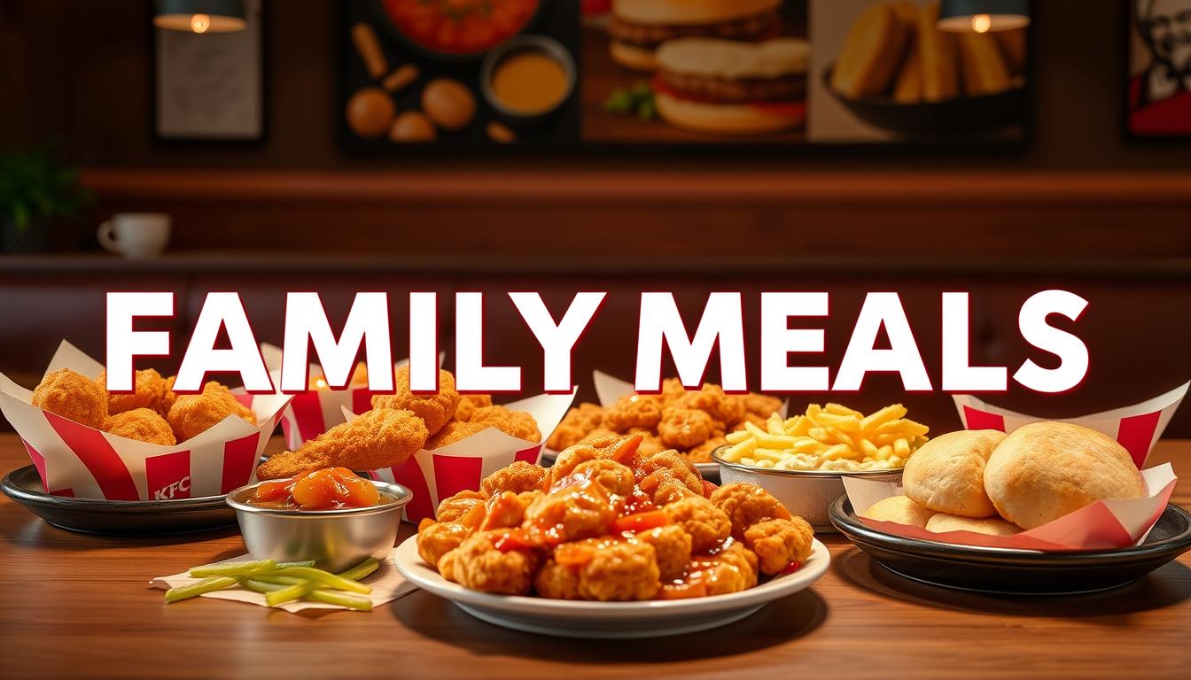 KFC Family Meals Menu