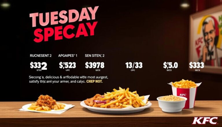 KFC Tuesday Special Menu
