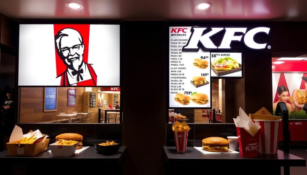 KFC menu prices overview