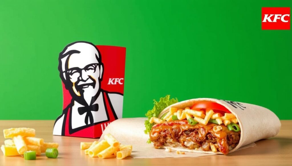 KFC wrap menu availability