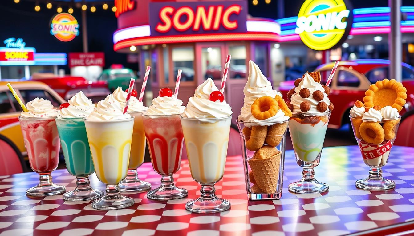 Sonic Dessert Menu