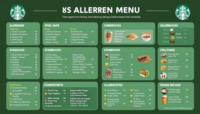 starbucks allergen menu price