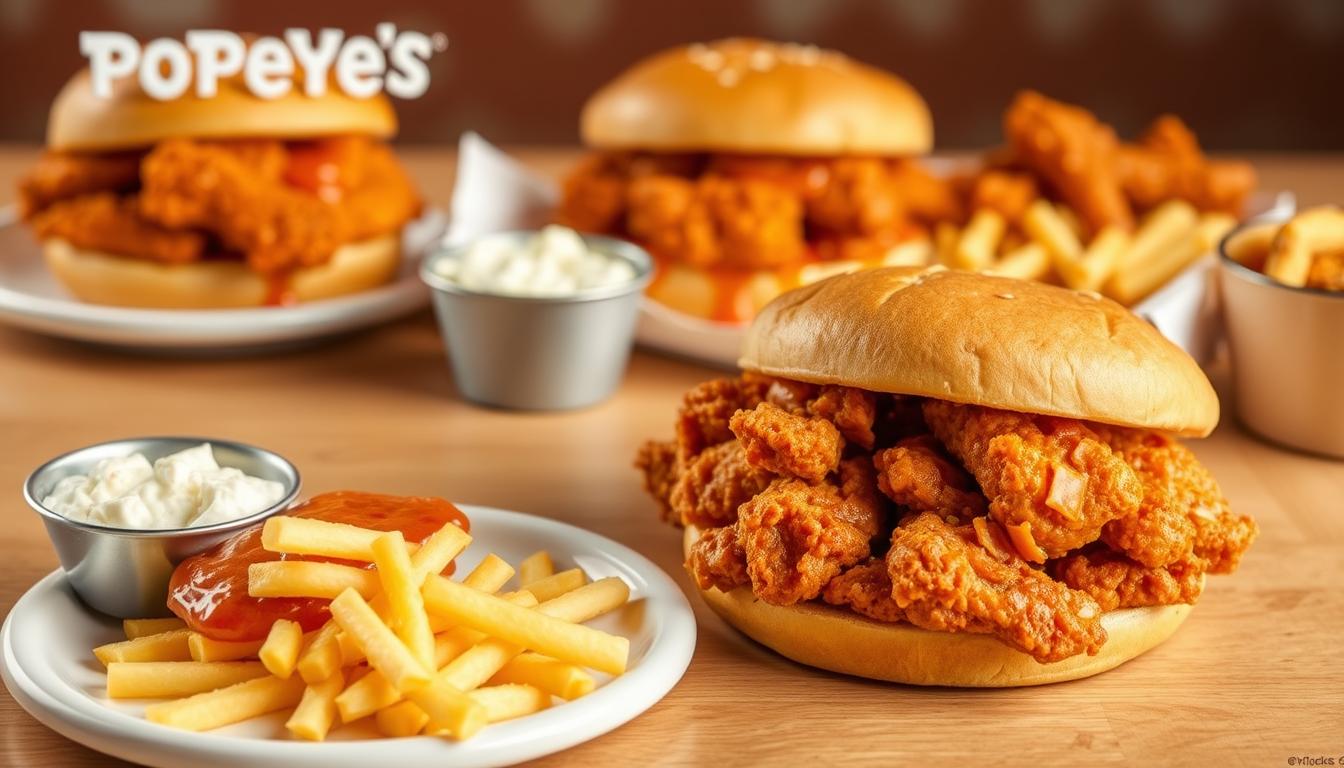 popeyes chicken menu