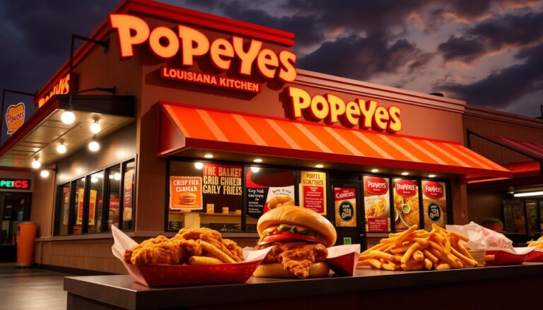 popeyes fried chicken menu